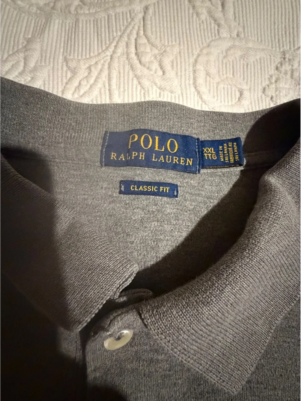 Polo Ralph Lauren Classic Fit Gray Polo Shirt XXL